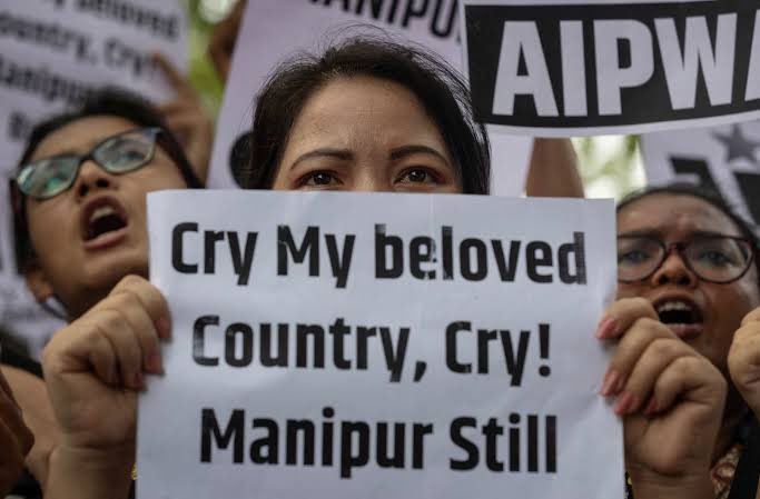 #ManipurViolenceModiSilence

Manipur is STILL BURNING ‼️
He’s not wrong alone, our silence gives him the strength to remain silent