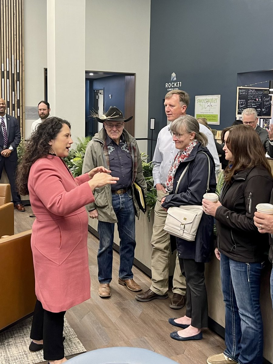 Kicking off #SmallBusinessWeek in Billings, MT with Mayor Cole at Rock 31, an incubator for all things #biz. Rock 31 houses our local resource partners, the Small Business Development Center, and a Vets Business Outreach Center which provide valuable resources for entrepreneurs.