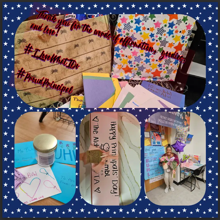 Ms. Buhl shows appreciation of the words of affirmation, goodies and love from her Ocelots during Principal Appreciation Day.
#ILoveWhatIDo         #ProudPrincipal