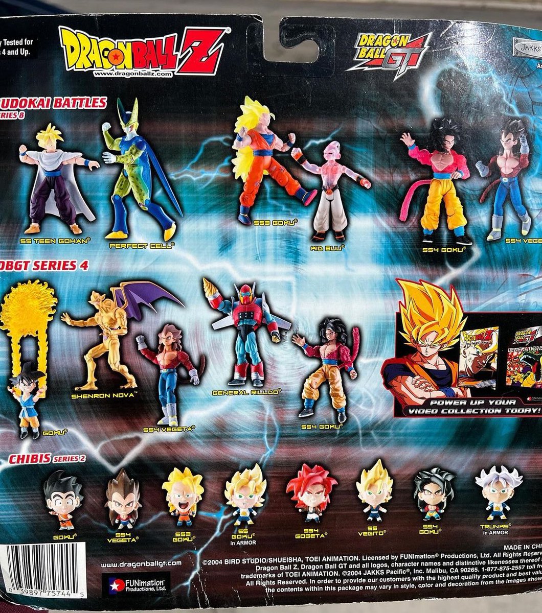 || BUDOKAI 2: SS 3 GOKU VS KID BUU - Jakks Pacific ||

weird how it has a cd with extra footage but theres no version that actually has the game 

still a really release tho