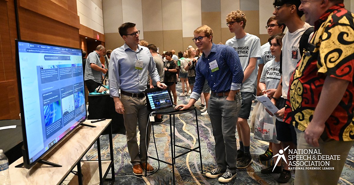 You’re invited to connect with our community of students and educators from across the globe at the National Speech & Debate Tournament Expo. Join us in Des Moines, IA on June 16 to showcase your services to our audience. Secure your table by May 20! bit.ly/3VKOCf6