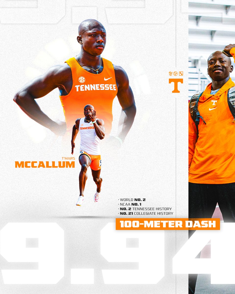 Vol_Track's tweet image. The NCAA's fastest sprinters train on Rocky Top 💯

#GBO 🍊⏱️ #NCAATF