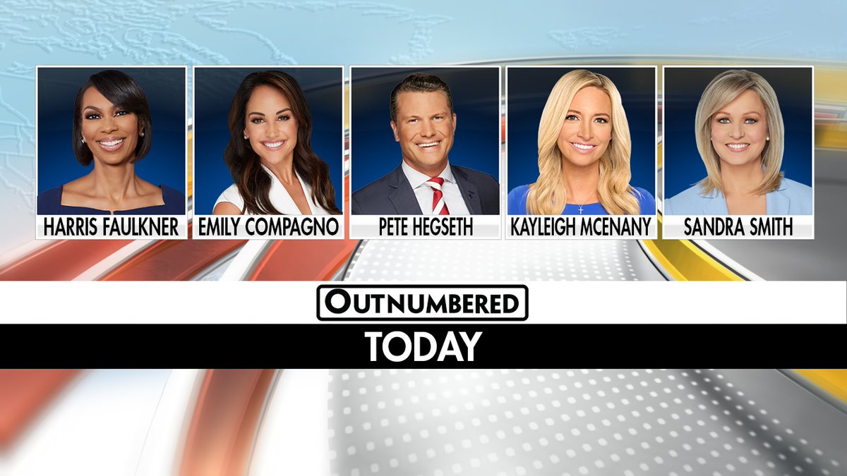 TODAY ON OUTNUMBERED: @HARRISFAULKNER @EmilyCompagno @kayleighmcenany @SandraSmithFox & @PeteHegseth! #Outnumbered #10Years #FoxNews