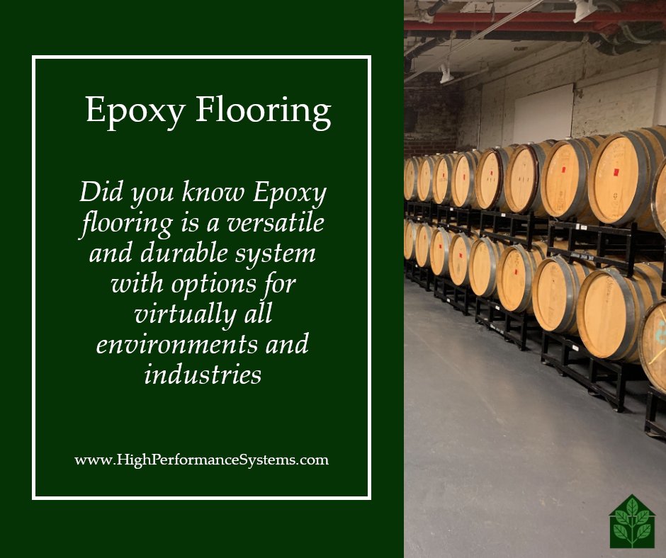 #Epoxyflooring is a versatile and durable system, that allows for different aesthetics while accommodating various budgets, providing long-lasting flooring solutions. highperformancesystems.com/industries-ser… #commercialflooring #epoxyfloor #epoxycoating #epoxyfloorcoating #facilitymaintenance