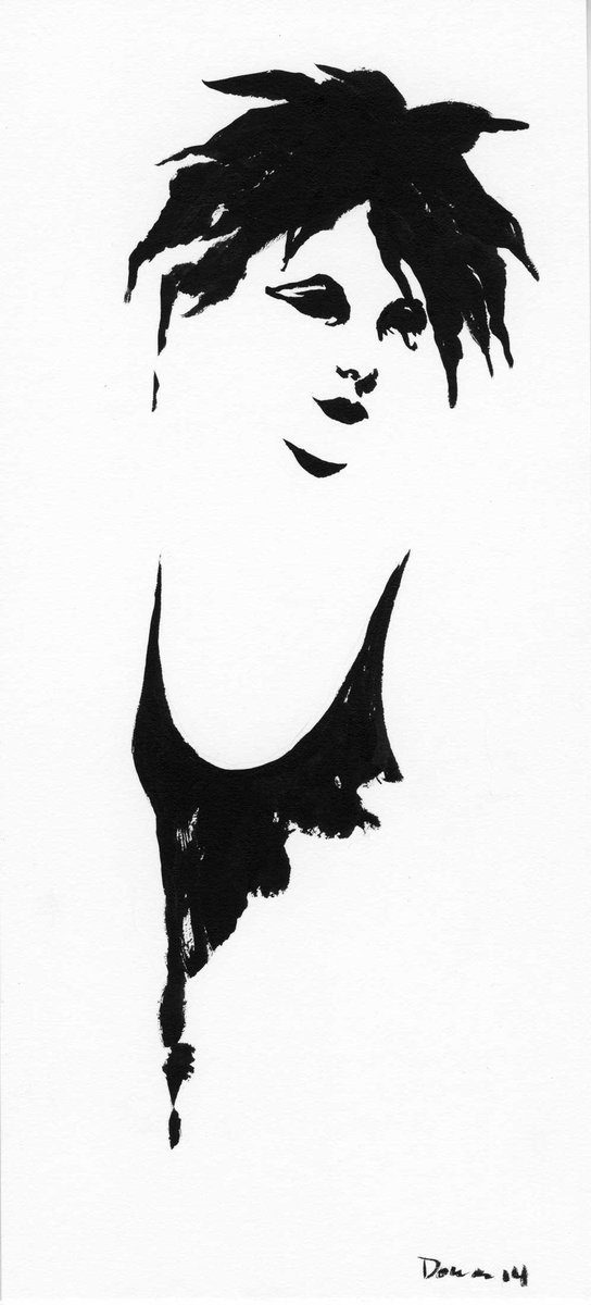 Death of the Endless. Brush and ink. #sandman