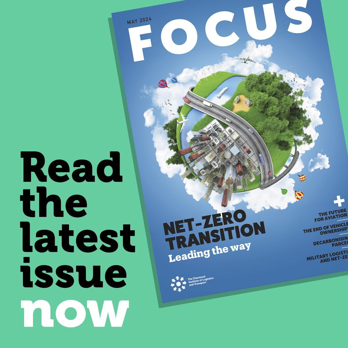 ciltuk's tweet photo. May Focus is out now! #CILTUKFOCUS
In this special edition of Focus, we delve into the pressing challenge of achieving net-zero emissions in the transport and logistics sectors.
Click here to read: https://t.co/MYkj4gX4Qa https://t.co/9mozvkDMTS