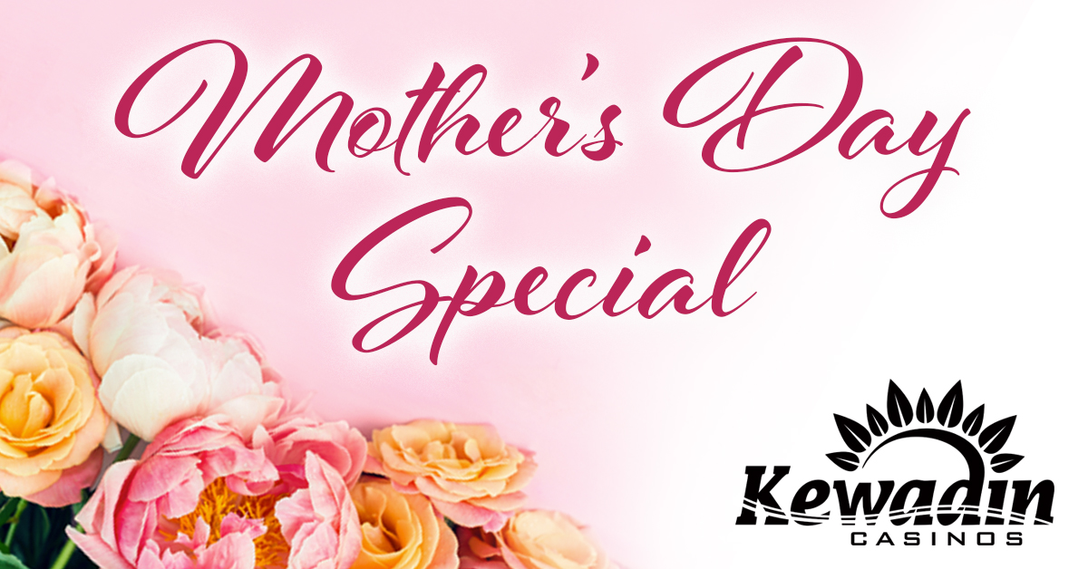 💐Mother's Day is around the corner, and Kewadin Casinos has the perfect meal to spoil Mom! For more information visit kewadin.com/dining #MothersDay #KewadinCasinos #Gift #Meal #Yum