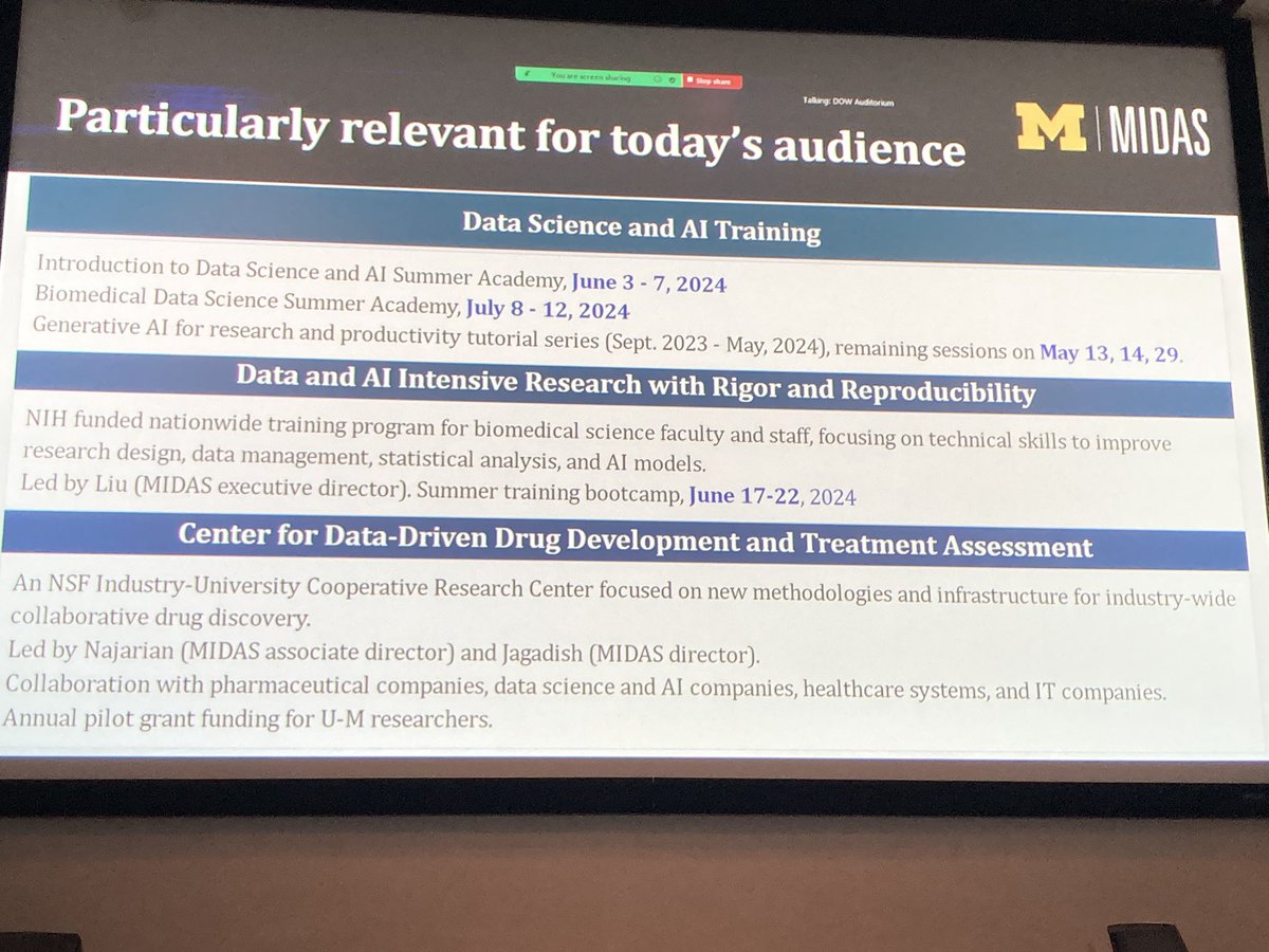 Michelle Kahlenberg (@kahlenberglab) on Twitter photo Thank you Dr. Jing Liu for your talk on AI in research. <a href="/UMIntMed/">U-M Department of Internal Medicine</a> <a href="/UMichResearch/">Michigan Research</a> see pic for upcoming data science seminars sponsored by MIDAS Thank you Dr. Jing Liu for your talk on AI in research. <a href="/UMIntMed/">U-M Department of Internal Medicine</a> <a href="/UMichResearch/">Michigan Research</a> see pic for upcoming data science seminars sponsored by MIDAS