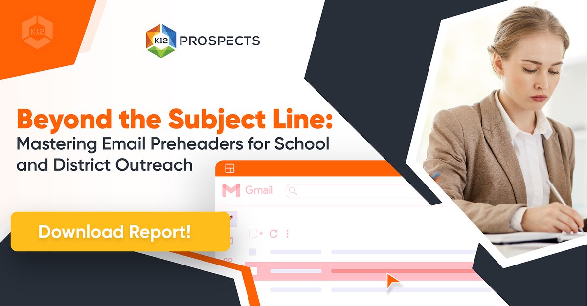 The Marketer's Guide to Preheaders: Boosting Email Engagement with Schools and Districts. bit.ly/3wxrx51
#iste2021 #edchat #educhat #k12 #marketing