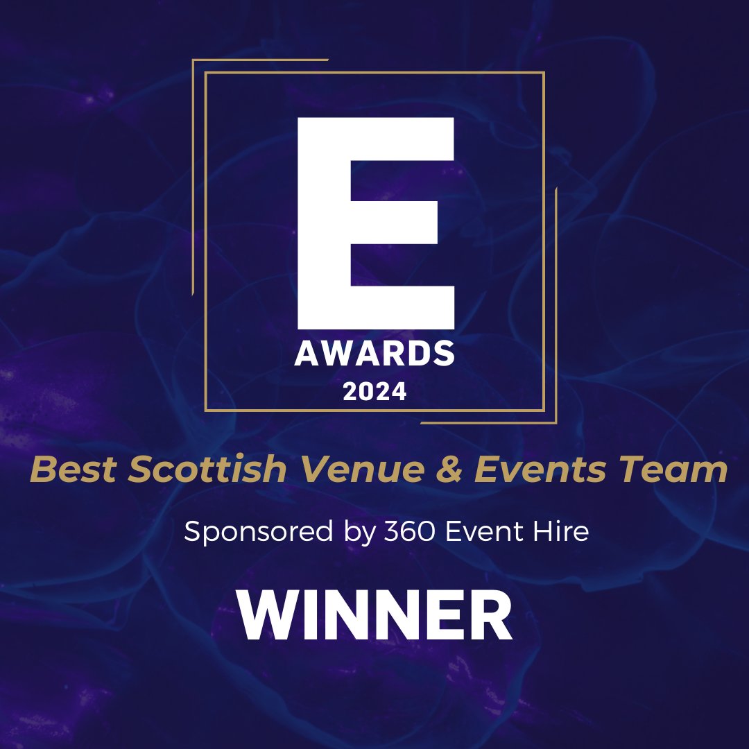 We were proud to win 'Best Scottish Venue & Events Team' at the @Eventit_show Awards 2024 🏆 . This award is testament to our dedicated team, who are the powerhouse behind the EICC and bring expertise to every event detail. Well done everyone 👏 #EAwards2024