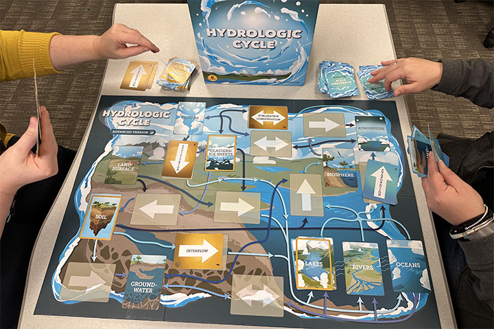 Ever wondered about the life of a water molecule? Dive into a unique card game by Wendy Robertson from CMU, designed to teach water distribution and essential vocabulary through the journey of water from glacier to ocean. Learn more: bit.ly/49N0Uqu #CmichSE