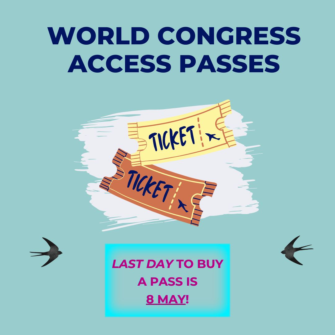 If you are coming to the 21st ASSITEJ World Congress and Performing Arts Festival and have not bought your event Access Pass, these will only be available until 8 May 2024 due to visa processing times. Buy your pass now: buff.ly/49wFf5O #assitejinternational #assitej