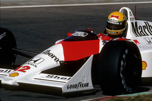 Ayrton Senna, McLaren, Estoril, 1988. Foto: Paul-Henri Cahier. #F1 #Honda