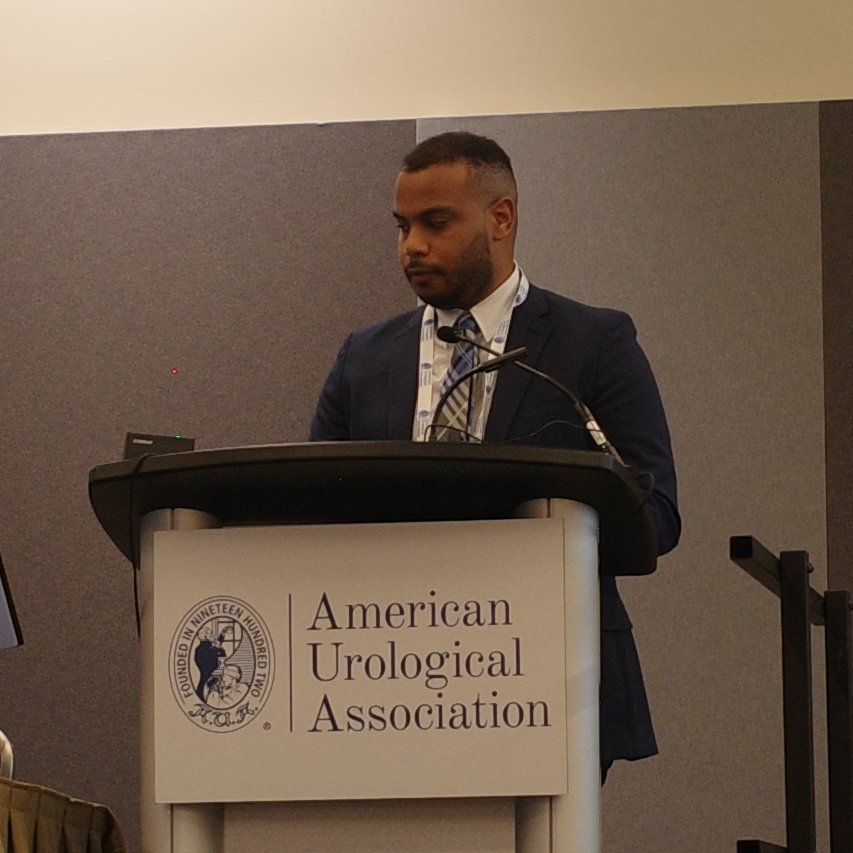 Joseph Y. Clark (@joeclarkmd) on Twitter photo Soon-to-be PGY1 <a href="/rhmercedes/">Raidizon Mercedes, MD, MS</a> <a href="/PSH_Urology/">Penn State Urology</a> at the moderated poster session this AM #AUA24 presented on the appropriateness of imaging for low-risk prostate cancer using data from Pennsylvania Urologic Regional Collaborative (PURC) - great job!! Soon-to-be PGY1 <a href="/rhmercedes/">Raidizon Mercedes, MD, MS</a> <a href="/PSH_Urology/">Penn State Urology</a> at the moderated poster session this AM #AUA24 presented on the appropriateness of imaging for low-risk prostate cancer using data from Pennsylvania Urologic Regional Collaborative (PURC) - great job!!