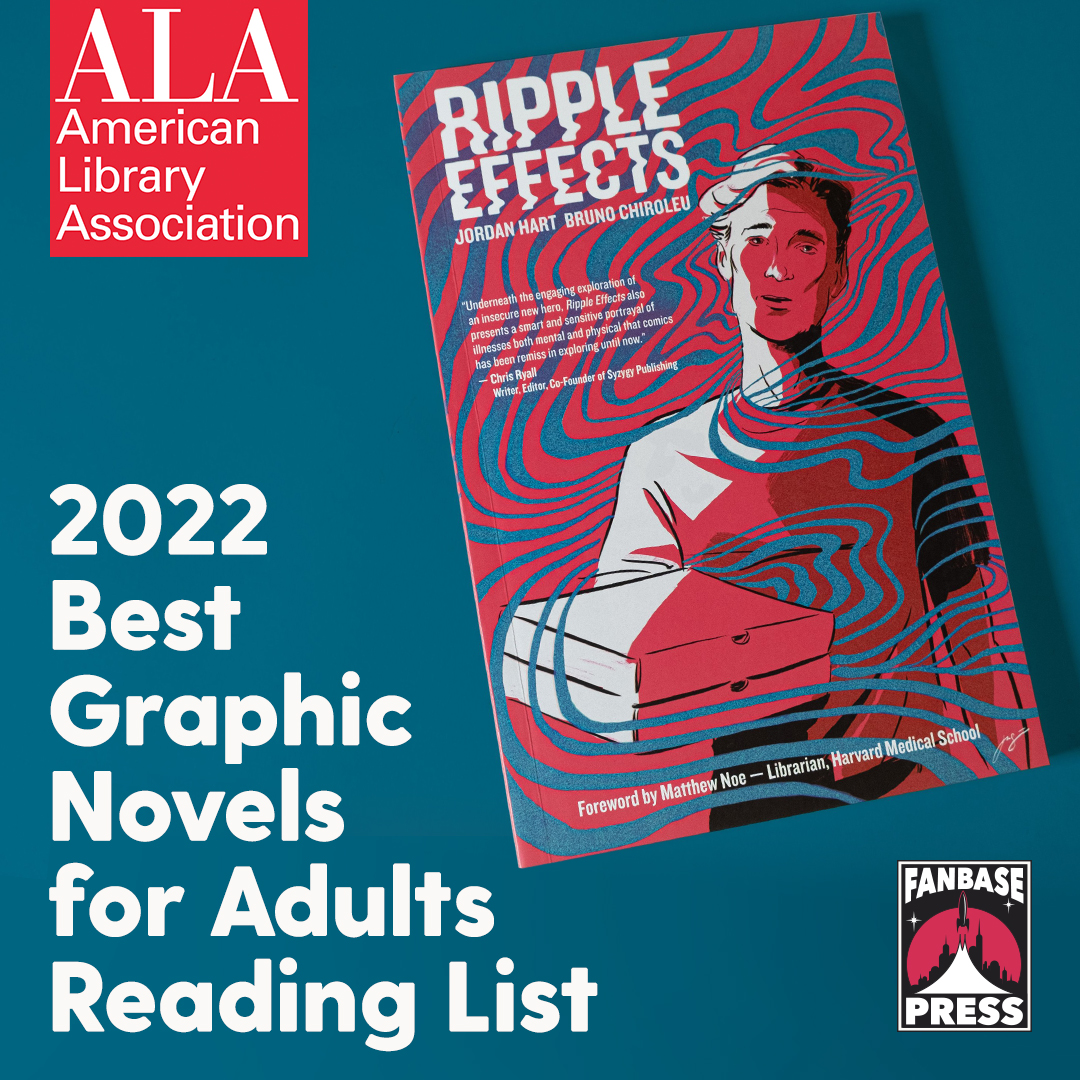 The Eisner & Harvey Awards-nominated series, @ripplefxcomic, is available on @hooplaDigital! @Fanbase_Press' #GraphicMedicine series explores life as a #superhero with an #InvisibleIllness. #Diabetes #InvisibleDisabilities #Superheroes #LibComix #EduComix hoopladigital.com/title/15293596