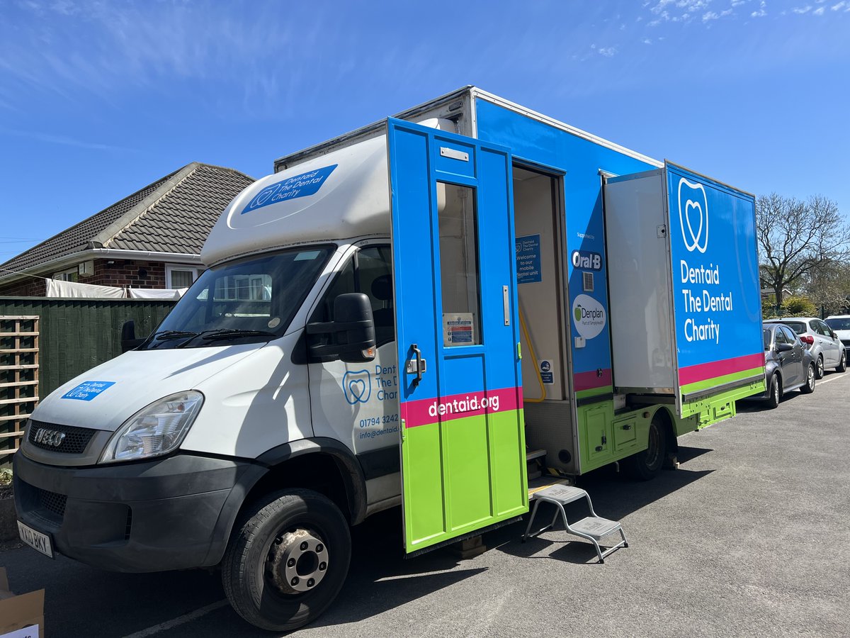 Last year the dental community gave us incredible support when we launched an emergency appeal to get one of our charity dental units back on the road. Since then, this trusty vehicle has been used to treat hundreds of patients, but she still needed a facelift. And here she is!