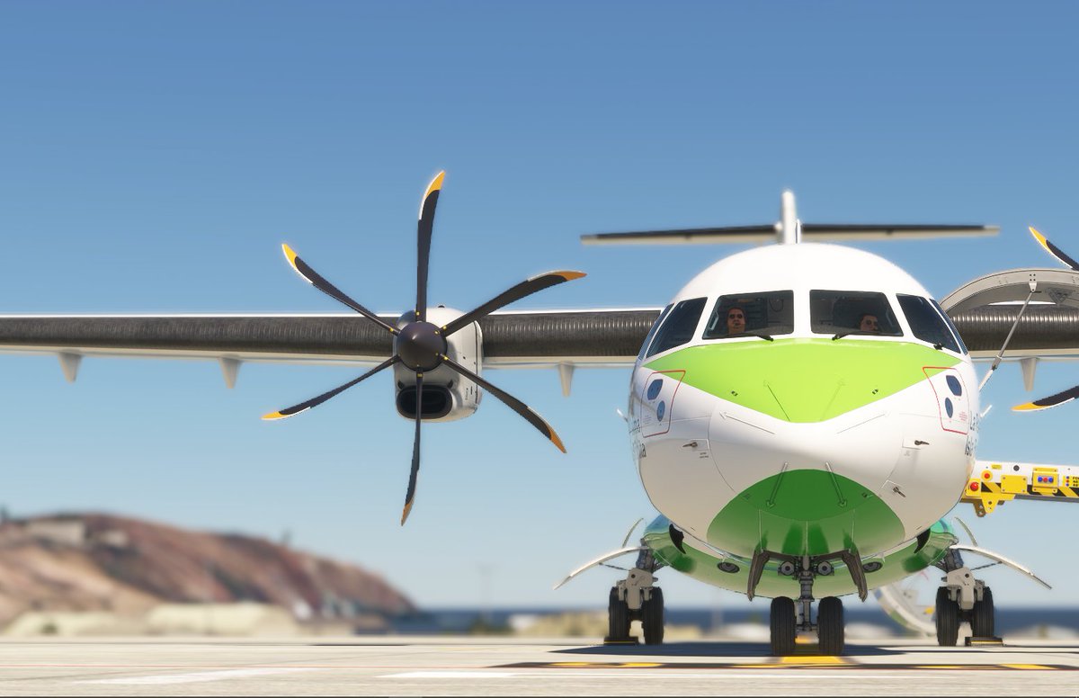 PilotFly04's tweet image. Departure from Gran Canaria (LPA) as IBB79NT to Tenerife North (TFN) on @vatsim ✈️🟢

#ATR #MSFS2020 #vatsim
