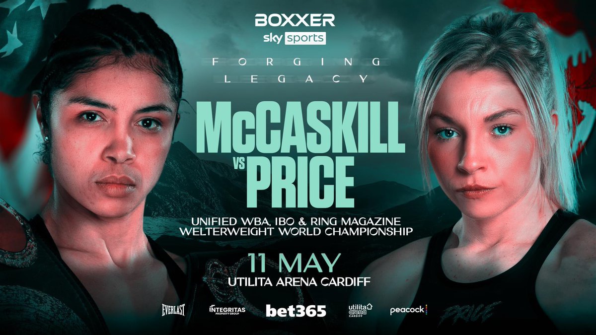 🥊 BOXXER PRESENTS MCCASKILL V PRICE 🥊 There is still time to grab your tickets for this exciting night from the link below ⬇️ 📆 Saturday 11 May 2024 🎟 Tickets: bit.ly/BoxCDF24 or call the Box Office on 029 2022 4488