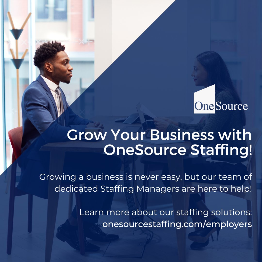 Grow your business with OneSource Staffing! Connect with us and learn more about how we can help with your staffing needs. nsl.ink/diJ3 #ContactUs #BusinessGrowth #PAJobs #PennslyvaniaJobs