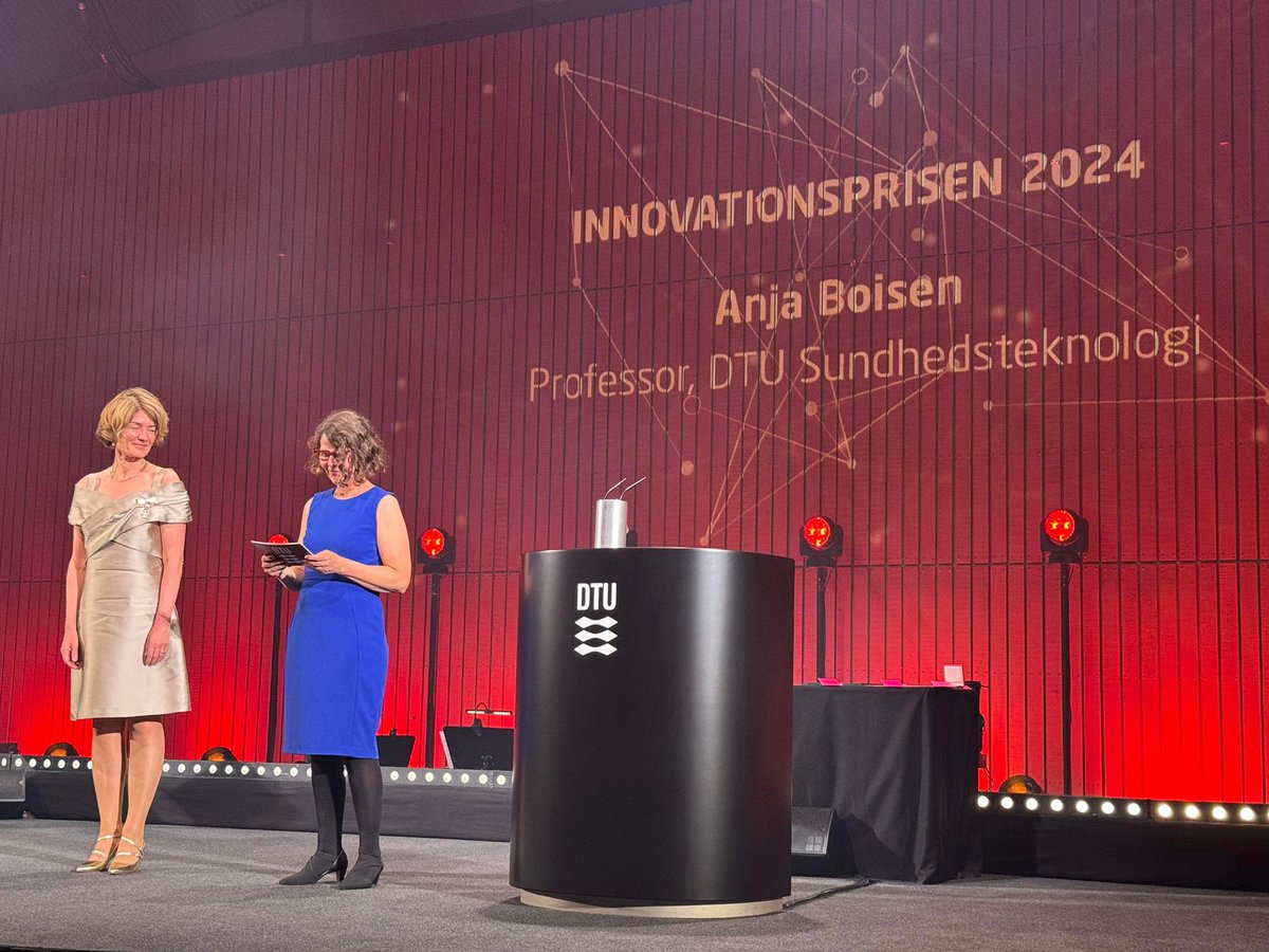 Professor Anja Boisen har mere end 20 års erfaring inden for udvikling af sensorer, har bl.a. medstiftet fire spinout-virksomheder fra DTU og været næstformand for Innovationsfonden. Hun tildeles Innovationsprisen 2024. Stort tillykke #DTUÅrsfest #DKforsk
