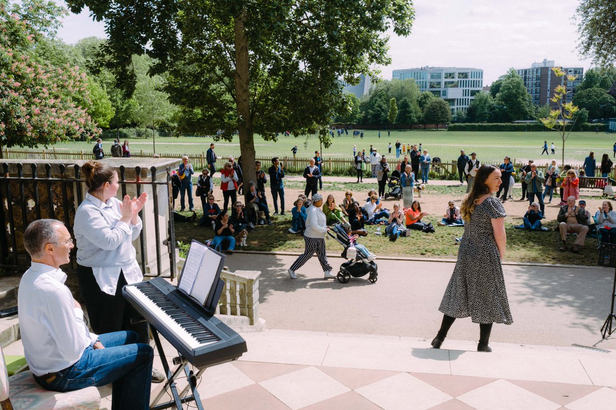 Songs on the Steps are back! Perk up your Friday lunchtimes and join us for free recitals on the steps of our theatre. Bring a rug or cushion and hear music performed by amazing artists from our upcoming season - first recital is a week today! bit.ly/3y3hhCd