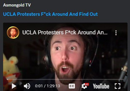 grown ass man who self identifies as 'libertarian' literally making a soy face at the sight of govt. military shooting and gassing anti-genocide protestors

fuck this disgusting and out of touch scumbag fr man