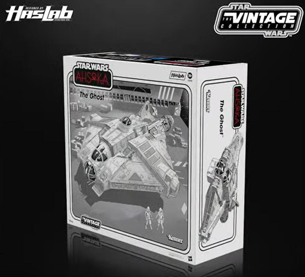 Y para compensar un poco la ausencia del nuevo #haslab de #StarWars #TheVintageCollection el directo ha concluido con un avance de la caja del Ghost de #Rebels.