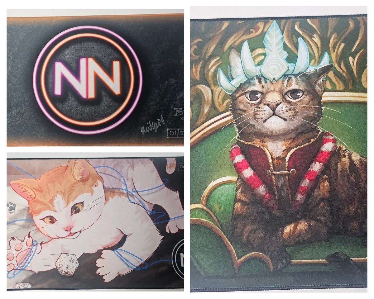 Playmats are still available in our Whatnot shop! If you are still interested in picking one up, we'll be shipping them out in a couple of hours! Plus, using our referral link gets you $15 off your first purchase! whatnot.com/invite/nitpick…