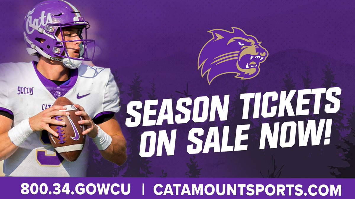 SEASON TICKETS ON SALE NOW!!! Current season ticket holders make sure you renew by the June 3rd deadline to secure your seats! Go Cats! #LOTE #OurTime #CatamountCountry