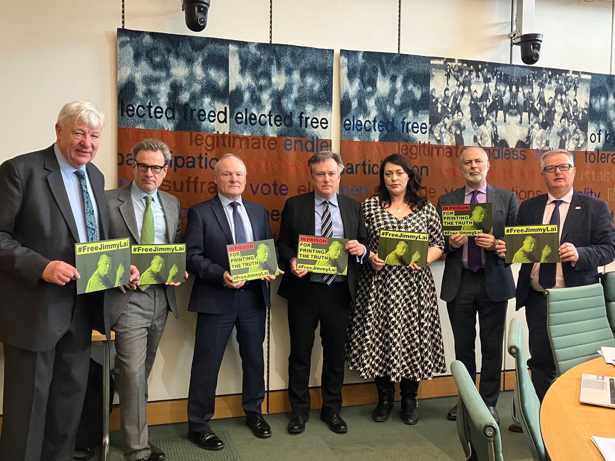 On #WorldPressFreedomDay with many of my colleagues from the Foreign Affairs Committee we call for the release of British Citizen Jimmy Lai. @SupportJimmyLai #WPFD24