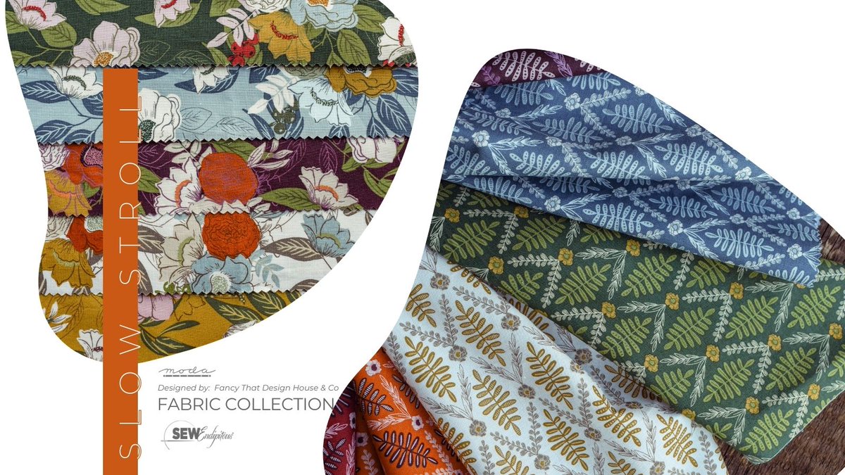 Slow Stroll Fabric Collection
Designed by Fancy That Design House & Co for Moda Fabrics
Fabric Available in Shop & Online: bit.ly/3Uogl2F  

#SlowStrollFabric #FancyThatDesignHouse #ModaFabrics #QuiltingFabric #FabricCollection #FabricDesign #QuiltingInspiration #Sew ...