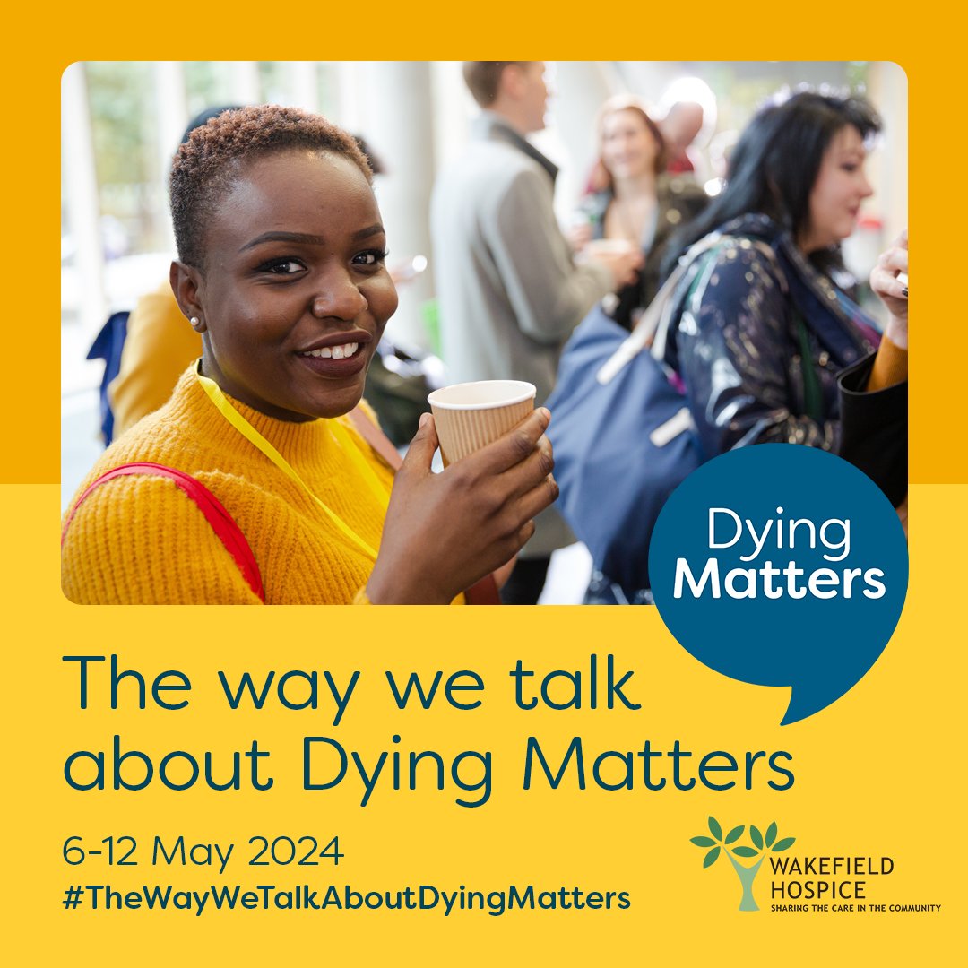 Tomorrow marks the start of #DyingMattersAwarenessWeek, a week dedicated to encouraging communities across the country to come together to talk openly about death, dying and grief 💚 Find out more 👇 wakefieldhospice.org/About-us/News/…