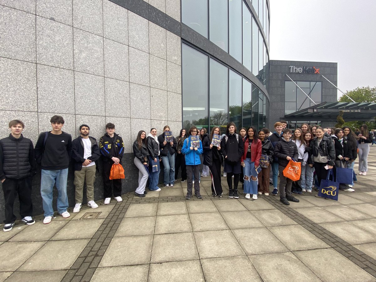 🏫📚🎓Our students got a taste of what could lie ahead for them at the <a href="/DCU/">Dublin City University</a> TY Open Day. Here they attended talks in a variety of subject areas and explored the campus. An inspiring and informative and day had by all! Thanks so much to <a href="/SPETSSGuidance/">Anne Mulhall</a> for organising!🎓📚🏫
