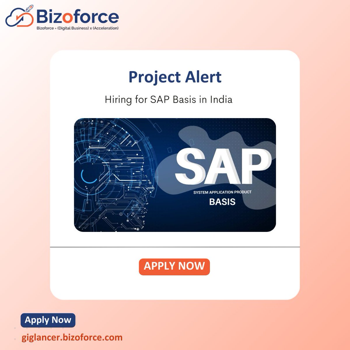 🚀 Exciting Job Opportunity for all SAP Basis experts in India! Apply now on Giglancer and let's shape the future together! 

Apply Now - buff.ly/3QteQPE

#SAPBasis #HiringIndia #Giglancer #job