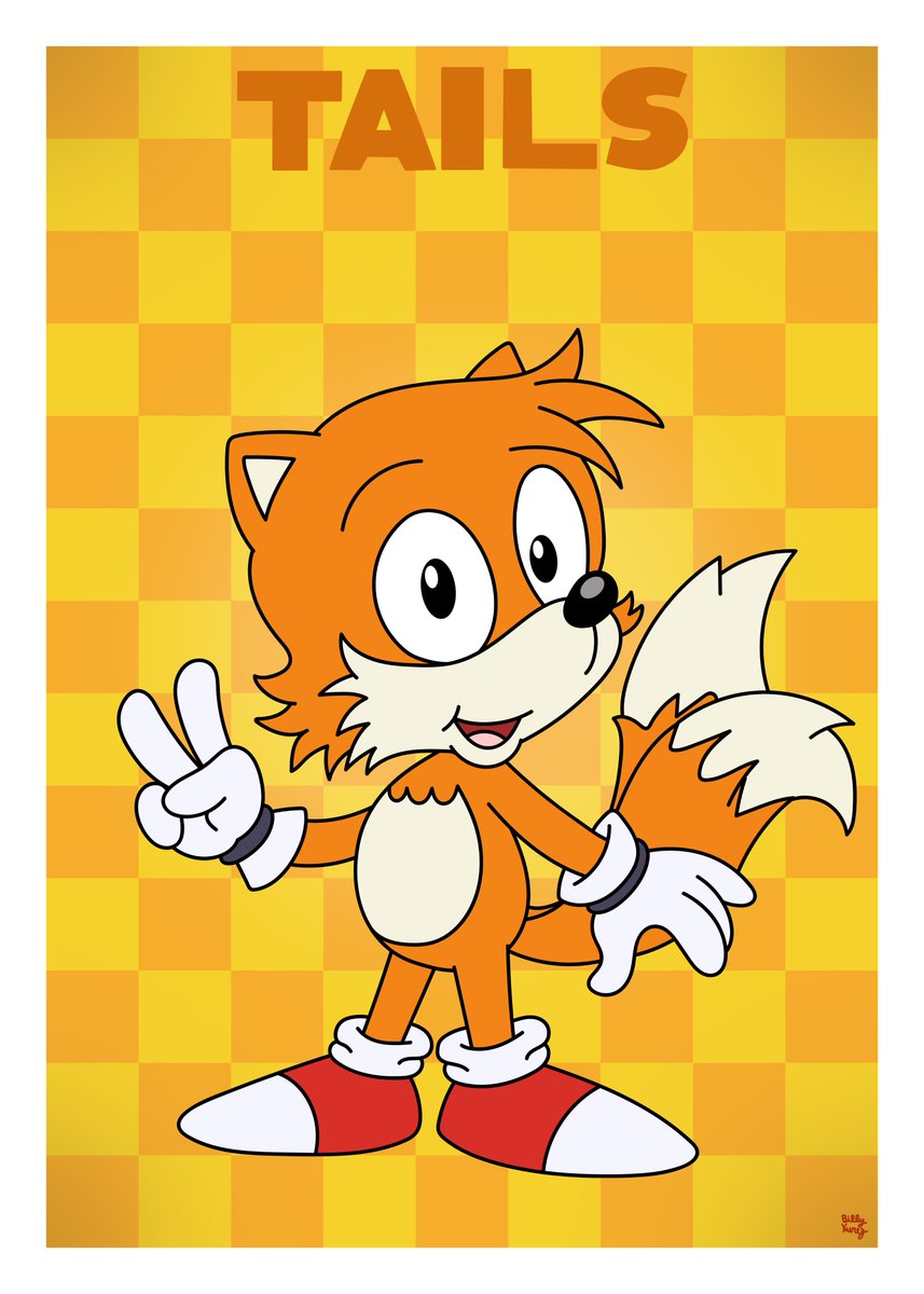 Sonic The Hedgehog Trading Card: Tails Comment with who you'd like to see next! #AdventuresOfSonicTheHedgehog #AoStH