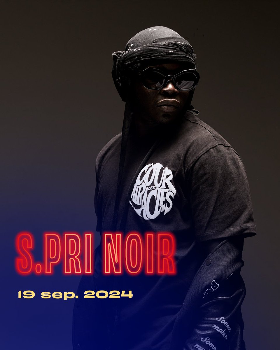 On dit oui au retour en force d'S.Pri Noir 🖤 🎟 Ouverture de la billetterie le 06/05 à 12h ➡️ bit.ly/SPriNoir-Olymp…