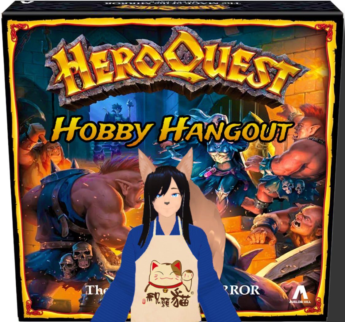 🎨HOBBY HANGOUT TIME🎨

Ready for a night of fun and chatting it up while I paint some excellent @heroquest miniatures?!

You owe it to yourself to take some time and relax, so stay a while and listen. 💙

See you tonight @ 8pm EDT!

#vtuber #hobby

twitch.tv/atsumorikofuha…