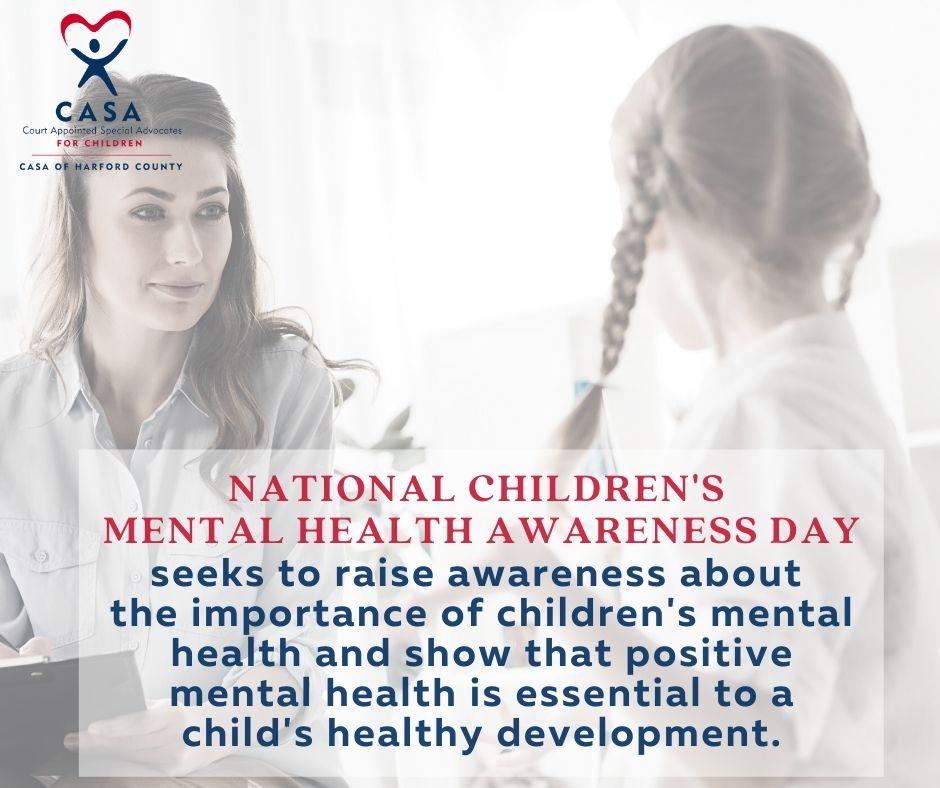 May was first declared as #MentalHealthAwarenessMonth in 1949. In 2006, #ChildrensMentalHealthAwarenessDay was chosen as a special day during this month to focus on the mental health needs of children.
 #children #ChangeAChildsStory #casaofharfordcounty #harfordcounty