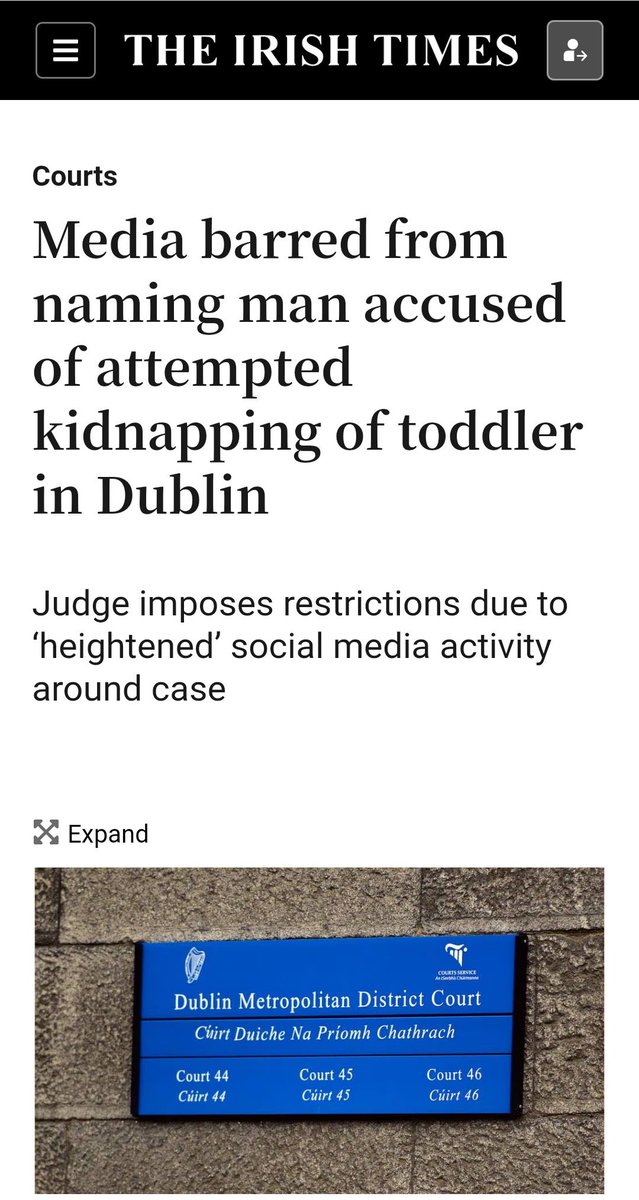 Media barred from naming the man. I wonder why