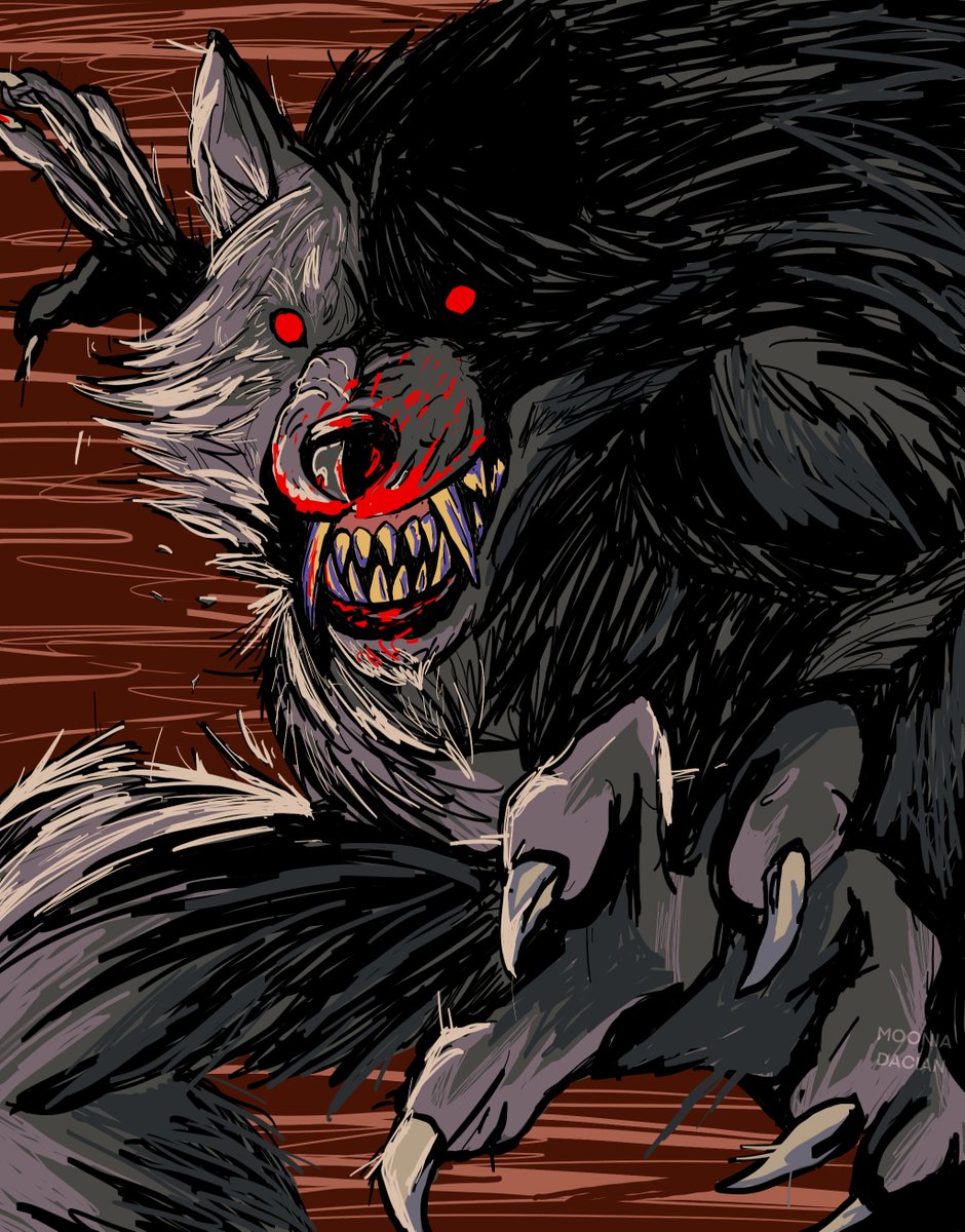 wyd if a werewolf broke into ur house? #werewolf