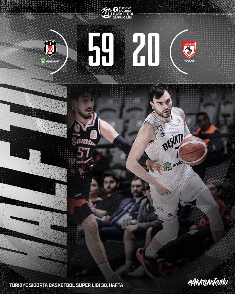 Türkiye Sigorta Basketbol Süper Ligi 30. Hafta

Beşiktaş Emlakjet 59-20 Reeder Samsunspor | İlk Yarı Sonucu 

#PotanınKartalları