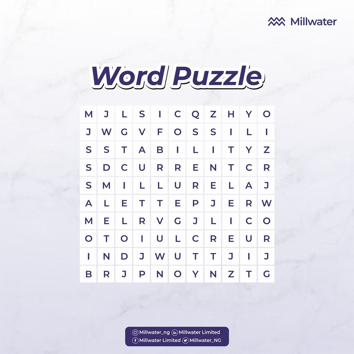 How many words can you find ? Tell us in the comment ⬇️

Visit our website millwater.ng

#Millwaternigeria #millwaterng   #Powersupply  #Solarpower #Nigerianhomes #Sustainableenergy #Powersupply #renewableenergy #Premiumpower  #energyefficiency #nuclearpower