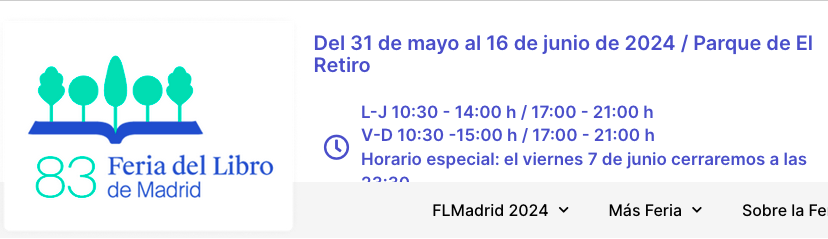 Este mes de mayo empezará un año más la Feria del Libro de Madrid, en el parque de El Retiro. @Librosdeseda estará en la CASETA 173. Anota el número, ¡te esperamos con todas nuestras novedades! Descarga nuestro catálogo aquí: librosdeseda.com/wp-content/the…