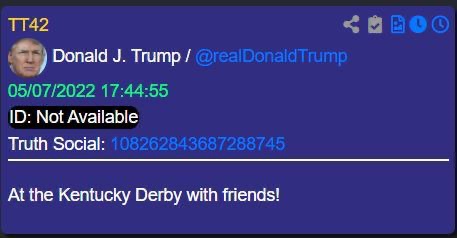 @HyssopCedar @ISercorimo @surdog007 I’d say a “Roses Are Red” joke 😂🌹🐎🐴 Run For The Roses Kentucky Derby 2024, May 04 DJT Deleted Truth (TT42) At the Kentucky Derby with friends!
