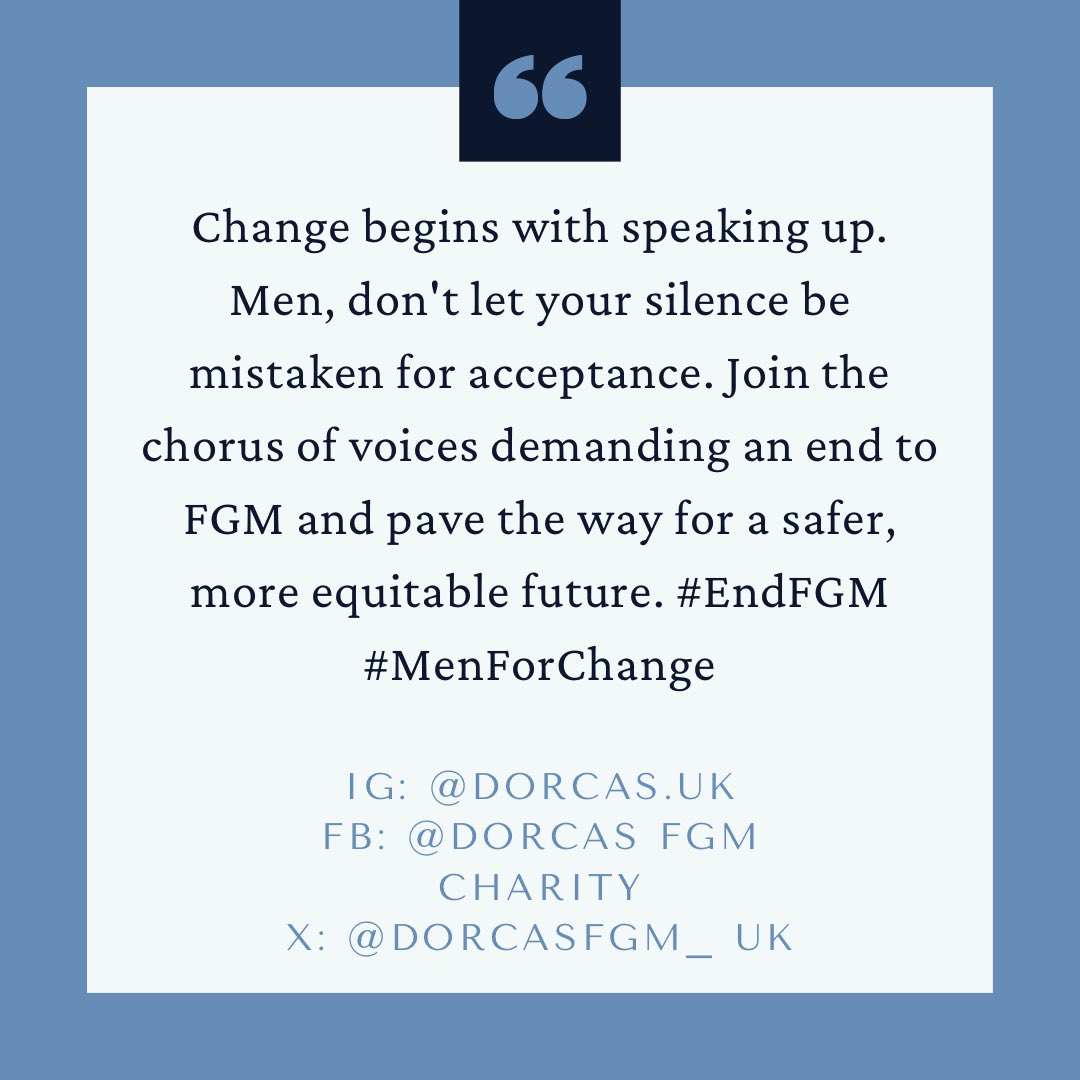 #EndFGM #MenSpeakUp
#StopFGM, #RaiseAwarenessFGM, #ZeroTolerance, #SupportEducation #dorcas #dorcasfgm #fgm #fgmawareness #zerotolerancefgm #femalegenitalmutilation #zerotolerancefemalegenitalmutilation #zerotolerancefemalegenitalmutilationday #dorcasfgm #femalegenitalmutilation