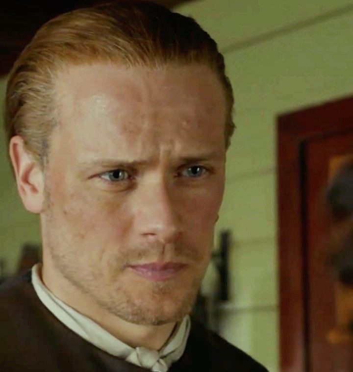 Jamie reasoning with Claire. Those lips! 🥰🤗🤩  -  @outlander_forever #SamHeughan #caitrionambalfe #Outlander