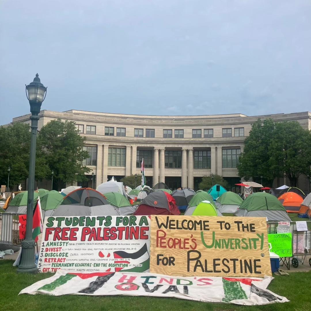Schedule for Friday, May 3, at the Gaza Solidarity Encampment at CWRU:

1:00 PM Teach-in by PSL Cleveland
2:00 PM Jummah
3:30 PM Israel Bonds Teach-In
5:00 PM Digital Security Workshop
6:00 PM Interfaith Liberation Shabbat
7:30 PM Barricade Baby Performance