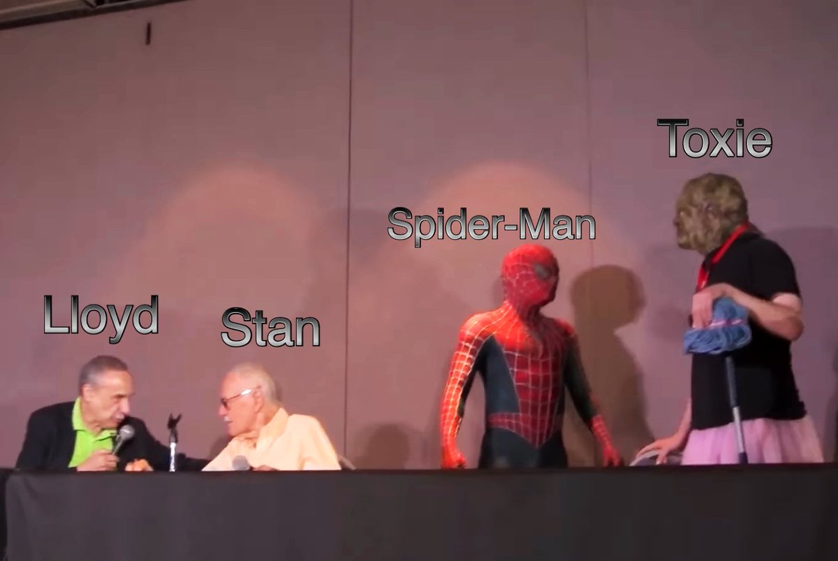 😱WHAT A FEVER DREAM! Lloyd Kaufman, Stan Lee, Spider man, and Toxie, ALL IN ONE ROOM TOGETHER?!?! What phenomenal outcome does this have? Click the link to find out! #spiderman #marvel #Lloydkaufman #stanlee #troma #thetoxicavenger #superheros #horror shorturl.at/kuBL0