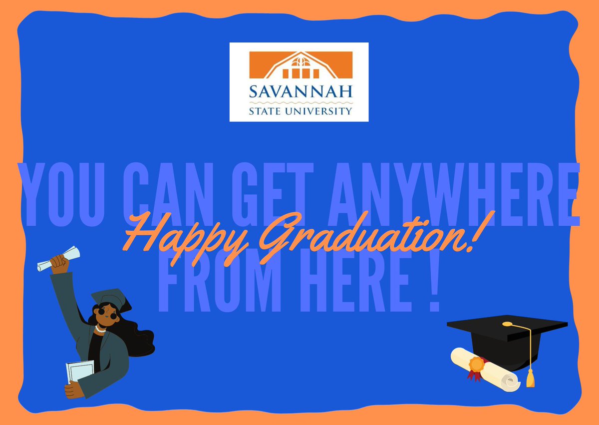 Happy graduation! #SSU24 #Savannahstate #savannahstateuniversity #collegegraduate #HBCUGrad #HBCUPride #GradSeason #SSUGrad #HailSSU #savstate2024