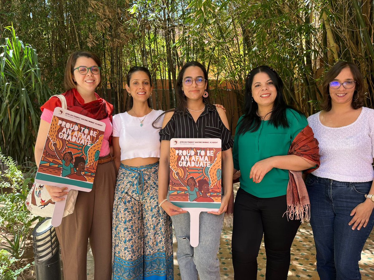It’s a wrap for #AFMANorthAfrica! ✊🏾🇲🇦 Here’s to our new graduates and a new wave of advocacy for women’s economic justice and rights! 🥳 Stay tuned for more updates on the African Feminist Macroeconomic Academy.